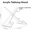 image:imageAmericanflat Acrylic Easel Stand  4 Tabletop Easel and Plate Stand  Set of 2  Lightweight Display Holders for Photos Cards Frames Books Magazines Albums  Home or Office Decor1 Pack