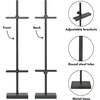 image:imageAmericanflat Acrylic Easel Stand  4 Tabletop Easel and Plate Stand  Set of 2  Lightweight Display Holders for Photos Cards Frames Books Magazines Albums  Home or Office Decor1 Pack