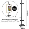 image:imageAmericanflat Acrylic Easel Stand  4 Tabletop Easel and Plate Stand  Set of 2  Lightweight Display Holders for Photos Cards Frames Books Magazines Albums  Home or Office Decor1 Pack