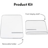 image:imageAmericanflat Acrylic Easel Stand  4 Tabletop Easel and Plate Stand  Set of 2  Lightweight Display Holders for Photos Cards Frames Books Magazines Albums  Home or Office Decor1 Pack