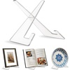 image:imageAmericanflat Acrylic Easel Stand  4 Tabletop Easel and Plate Stand  Set of 2  Lightweight Display Holders for Photos Cards Frames Books Magazines Albums  Home or Office Decor1 Pack