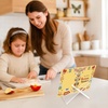 image:imageAmericanflat Acrylic Easel Stand  4 Tabletop Easel and Plate Stand  Set of 2  Lightweight Display Holders for Photos Cards Frames Books Magazines Albums  Home or Office Decor2 Pack