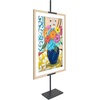 image:imageAmericanflat Acrylic Easel Stand  4 Tabletop Easel and Plate Stand  Set of 2  Lightweight Display Holders for Photos Cards Frames Books Magazines Albums  Home or Office Decor1 Pack