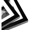 image:imageAmericanflat 12x16 Picture Frame 12Pack  Matted to 8x12  Black  Shatterresistant glass hangs vertical or horizontal hanging hardware included use with or without mat
