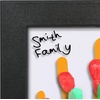 image:imageAmericanflat Family Handprint Kit with Polished Plexiglass  8x10 Frame with Five Panels for DIY Prints  Includes Washable Paint Brushes and Marker  Keepsake Frame for Wall Display  BlackFamily Handprints Kit