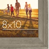 image:imageAmericanflat 8x10 Rustic Picture Frame in Driftwood Grey with Polished Glass  Horizontal and Vertical Formats for Wall and TabletopDriftwood