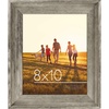 image:imageAmericanflat 8x10 Rustic Picture Frame in Driftwood Grey with Polished Glass  Horizontal and Vertical Formats for Wall and TabletopDriftwood