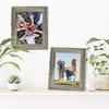 image:imageAmericanflat 8x10 Rustic Picture Frame in Driftwood Grey with Polished Glass  Horizontal and Vertical Formats for Wall and TabletopDriftwood