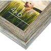 image:imageAmericanflat 8x10 Rustic Picture Frame in Driftwood Grey with Polished Glass  Horizontal and Vertical Formats for Wall and TabletopMetallic Grey