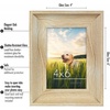 image:imageAmericanflat 8x10 Rustic Picture Frame in Driftwood Grey with Polished Glass  Horizontal and Vertical Formats for Wall and TabletopOak