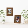 image:imageAmericanflat 8x10 Rustic Picture Frame in Driftwood Grey with Polished Glass  Horizontal and Vertical Formats for Wall and TabletopWalnut