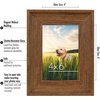 image:imageAmericanflat 8x10 Rustic Picture Frame in Driftwood Grey with Polished Glass  Horizontal and Vertical Formats for Wall and TabletopWalnut
