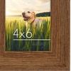 image:imageAmericanflat 8x10 Rustic Picture Frame in Driftwood Grey with Polished Glass  Horizontal and Vertical Formats for Wall and TabletopWalnut