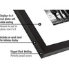 image:imageAmericanflat 8x8 Picture Frame in Black  Displays 4x4 with Mat and 8x8 Without Mat  Engineered Wood with ShatterResistant Glass  Horizontal and Vertical Formats for Wall and Tabletop 15 Pack