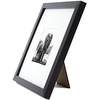 image:imageAmericanflat 8x8 Picture Frame in Black  Displays 4x4 with Mat and 8x8 Without Mat  Engineered Wood with ShatterResistant Glass  Horizontal and Vertical Formats for Wall and Tabletop 15 Pack