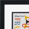 image:imageAmericanflat 15x15 Record Album Frame with ShatterResistant Glass  Use as 125x125 Album Cover Frame with Mat  Brooklyn Portrait Collection  Engineered Wood Square Frames for Wall  BlackBlack