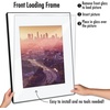 image:imageAmericanflat 16x20 Poster Frame 2Pack  Matted to 11x14  Black  Frontloading design Shatterresistant glass fits photos posters and art