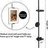 image:imageAmericanflat 18 Picture Frame Stand  Wall Mounted Frame Stand  Artwork and Photo Easel with Adaptive Clamps for Different Frame Profiles  Ideal for 12x18 Frame  BlackBlack