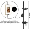 image:imageAmericanflat 18 Picture Frame Stand  Wall Mounted Frame Stand  Artwork and Photo Easel with Adaptive Clamps for Different Frame Profiles  Ideal for 12x18 Frame  BlackBlack