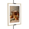 image:imageAmericanflat 18 Picture Frame Stand  Wall Mounted Frame Stand  Artwork and Photo Easel with Adaptive Clamps for Different Frame Profiles  Ideal for 12x18 Frame  BlackBlack