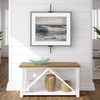 image:imageAmericanflat 18 Picture Frame Stand  Wall Mounted Frame Stand  Artwork and Photo Easel with Adaptive Clamps for Different Frame Profiles  Ideal for 12x18 Frame  BlackBlack