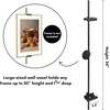 image:imageAmericanflat 18 Picture Frame Stand  Wall Mounted Frame Stand  Artwork and Photo Easel with Adaptive Clamps for Different Frame Profiles  Ideal for 12x18 Frame  BlackBlack