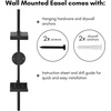 image:imageAmericanflat 18 Picture Frame Stand  Wall Mounted Frame Stand  Artwork and Photo Easel with Adaptive Clamps for Different Frame Profiles  Ideal for 12x18 Frame  BlackBlack