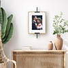 image:imageAmericanflat 18 Picture Frame Stand  Wall Mounted Frame Stand  Artwork and Photo Easel with Adaptive Clamps for Different Frame Profiles  Ideal for 12x18 Frame  BlackBlack