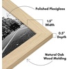 image:imageAmericanflat 24x36 Poster Frame with Polished Plexiglass  Epic Collection  Gallery Wall Frames with Engineered Wood  Wide Photo Frame for Wall Display  Natural Oak