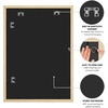 image:imageAmericanflat 28x40 Poster Frame  Matted to 24x36  Natural Oak  Engineered Wood construction Polished plexiglass front hangs vertical or horizontal sawtooth hangers includedNatural Oak