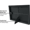 image:imageAmericanflat 4x6 Picture Frame 6Pack  Black  Frontloading design Shatterresistant glass fits photos posters and art