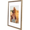 image:imageAmericanflat Vintage Frames  16x20 Picture Frame with Beaded Accents and Polished Plexiglass  Use as 11x14 Frame or Display 16x20 Photos Without Mat  Heirloom Collection  Wall Display  Gold