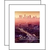 image:imageAmericanflat 16x20 Poster Frame 2Pack  Matted to 11x14  Black  Frontloading design Shatterresistant glass fits photos posters and art
