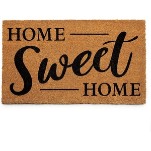 image:imageCoco Coir Door Mat with Heavy Duty Backing Welcome Doormat 175x30 Size Easy to Clean Entry Mat Beautiful Color and Sizing for Outdoor and Indoor uses Home DcorBrown