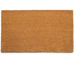image:imageCoco Coir Door Mat with Heavy Duty Backing Welcome Doormat 175x30 Size Easy to Clean Entry Mat Beautiful Color and Sizing for Outdoor and Indoor uses Home DcorNatural Brown