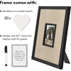 image:imageAmericanflat 12x16 Shadow Box Frame  Matted to 4x6  BlackBlack