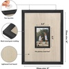 image:imageAmericanflat 12x16 Shadow Box Frame  Matted to 4x6  BlackBlack