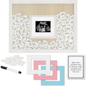image:imageAmericanflat 12x16 Shadow Box Frame  Matted to 4x6  BlackWhite